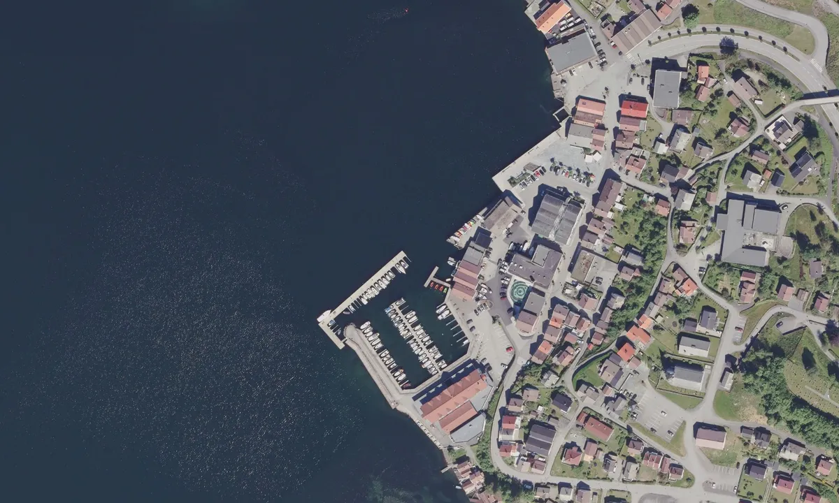 Flyfoto av Sand Småbåthavn