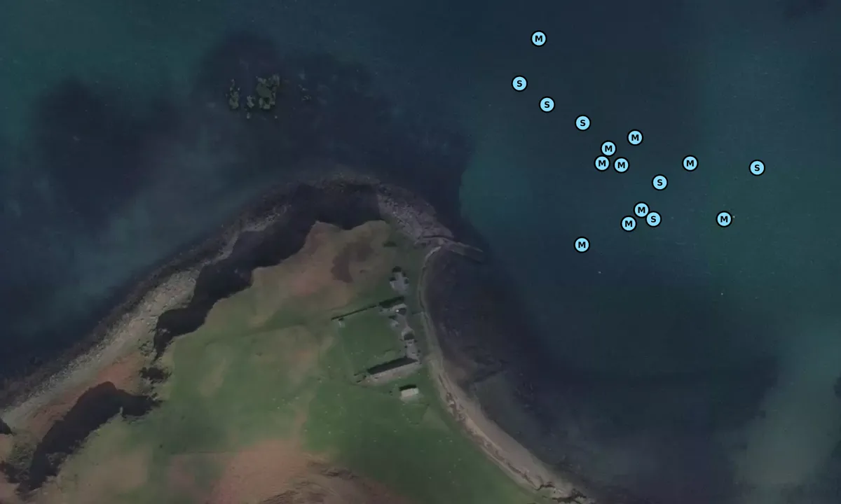 Satelite image of Sanda Harbour