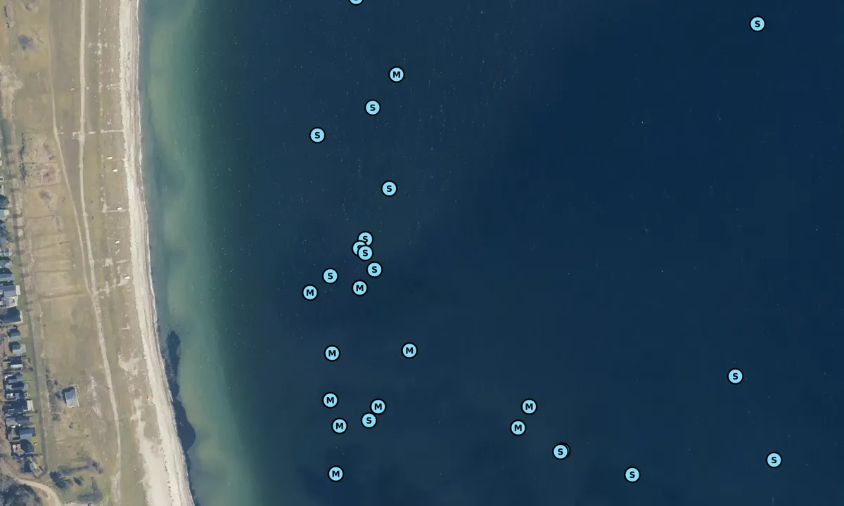 Satelite image of Sandbjerg Vig bouy