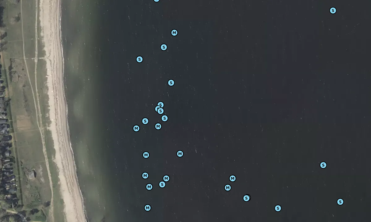 Satelite image of Sandbjerg Vig bouy