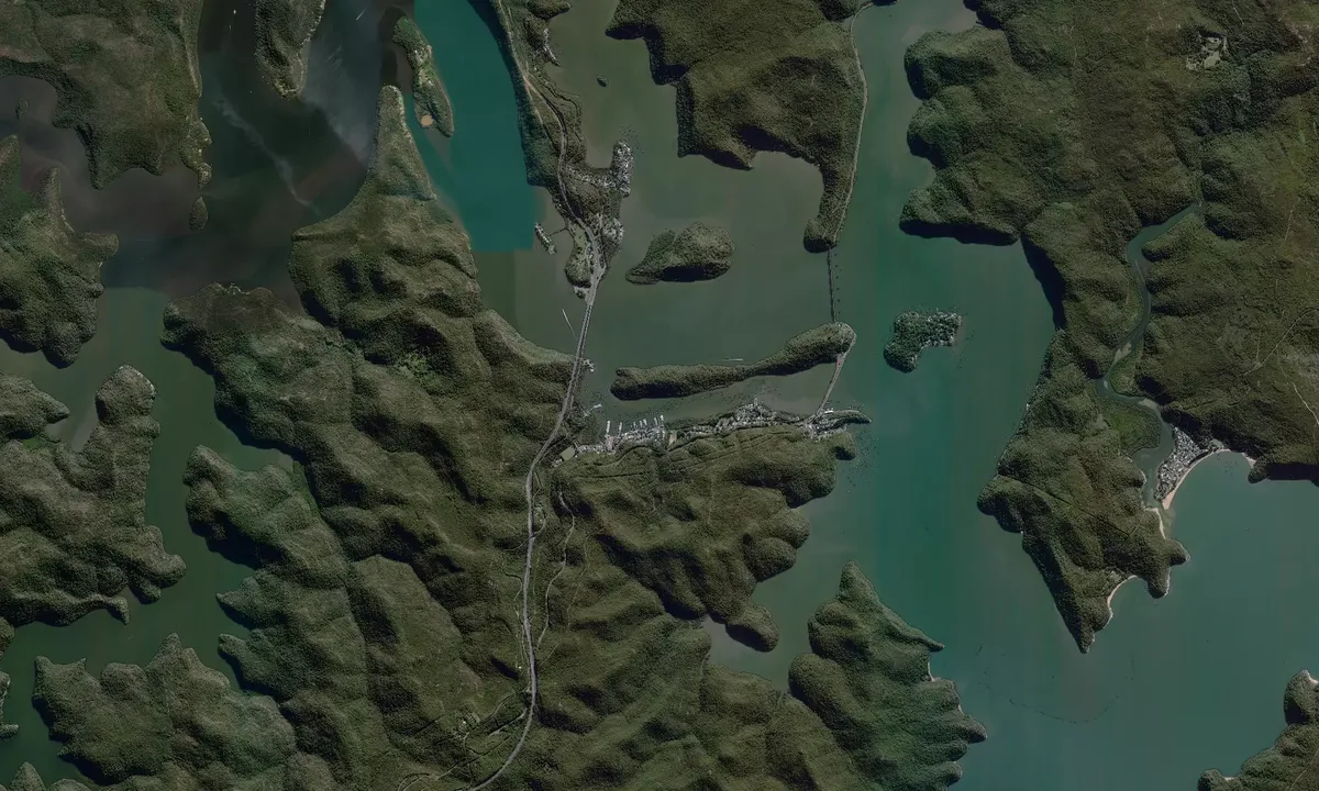 Flyfoto av Sandbrook Inlet Marina