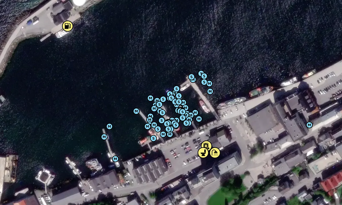 Satelite image of Sandnessjøen Gjestehavn (Sentrum)
