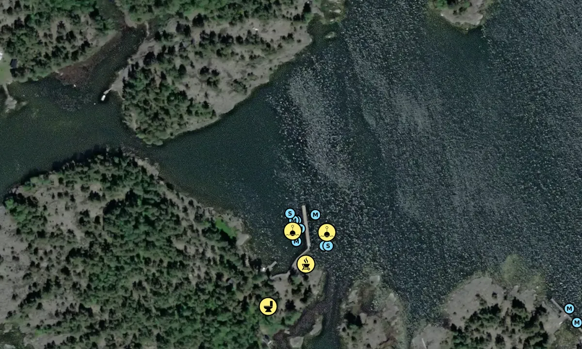 Satelite image of Sandön - Vänern