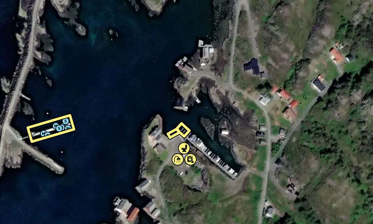 Satelite image of Sandøy - Havnevågen