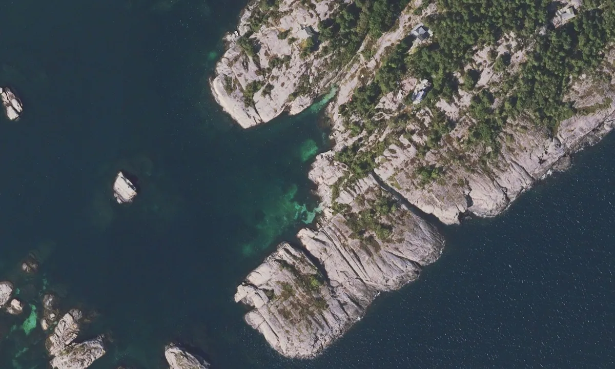 Flyfoto av Sandøya - Nyhamn