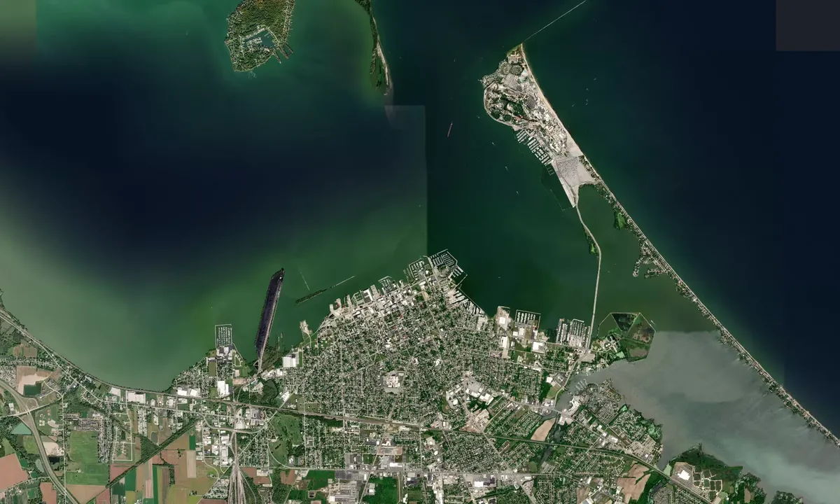 Flyfoto av Sandusky Yacht Club - Erie