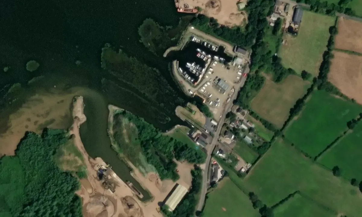 Satelite image of Sandy Bay Marina