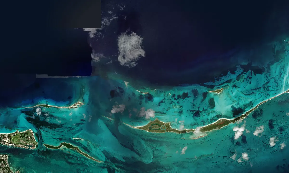 Flyfoto av Sandy Cay - Day Stop