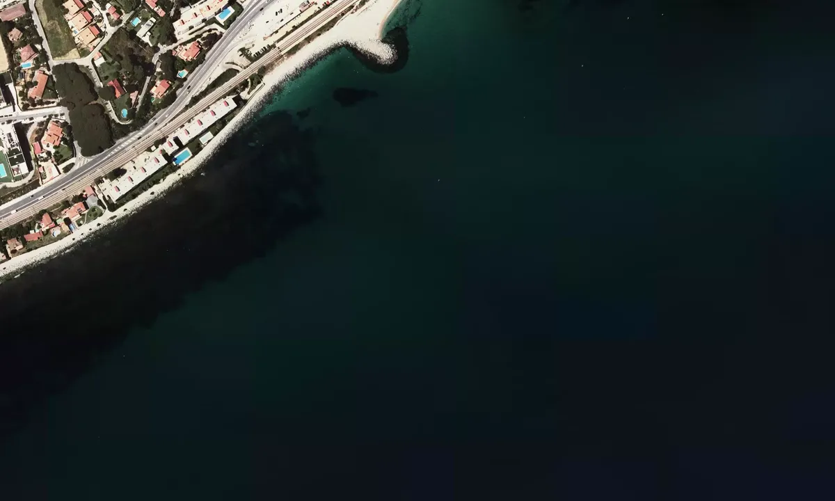Flyfoto av Sant Andreu de Llavaner