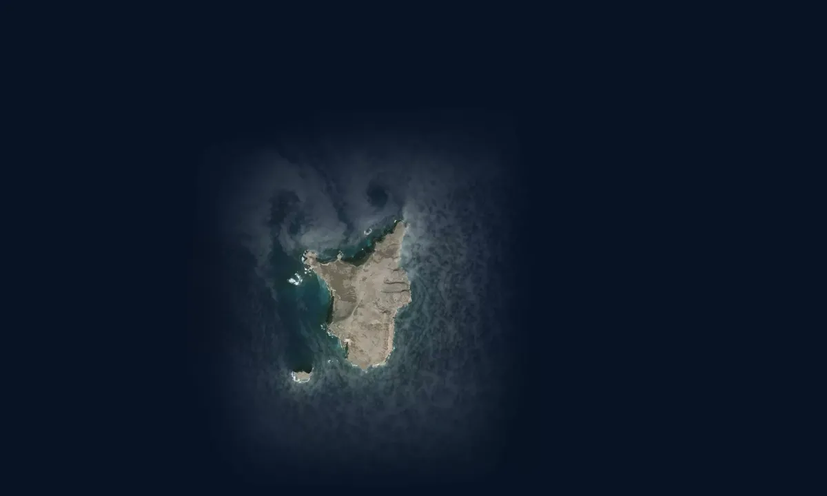Flyfoto av Santa Barbara Island