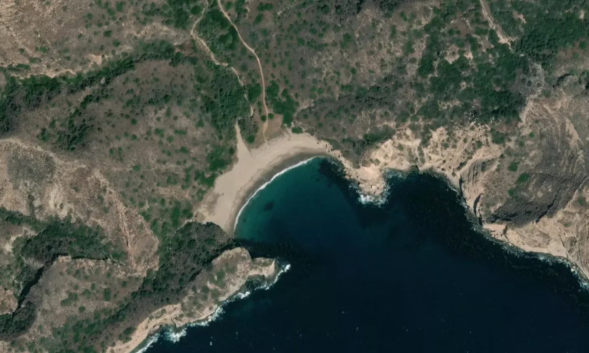 Flyfoto av Santa Cruz Island