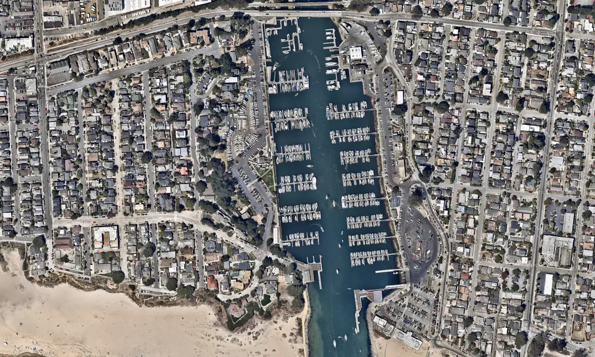 Flyfoto av Santa Cruz Small Craft Marina
