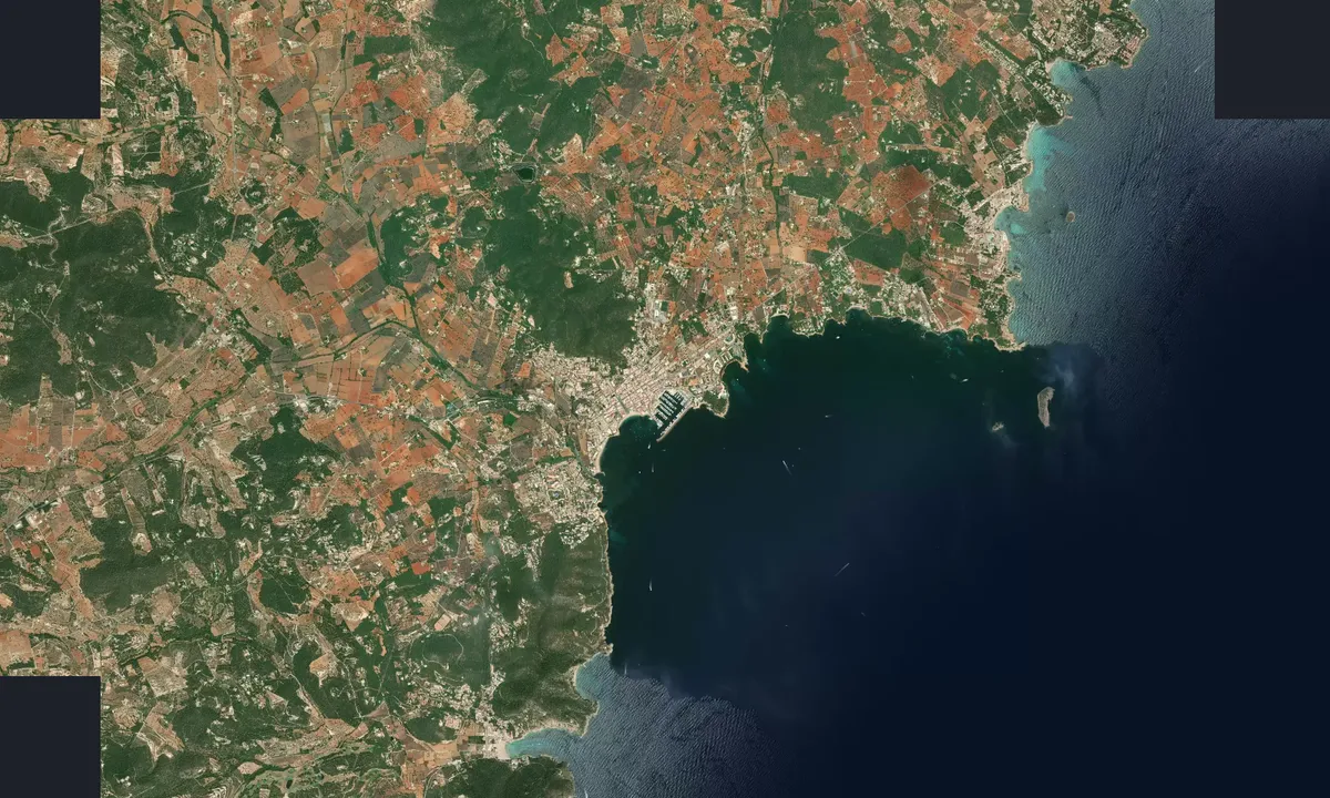 Flyfoto av Santa Eulalia des Riu