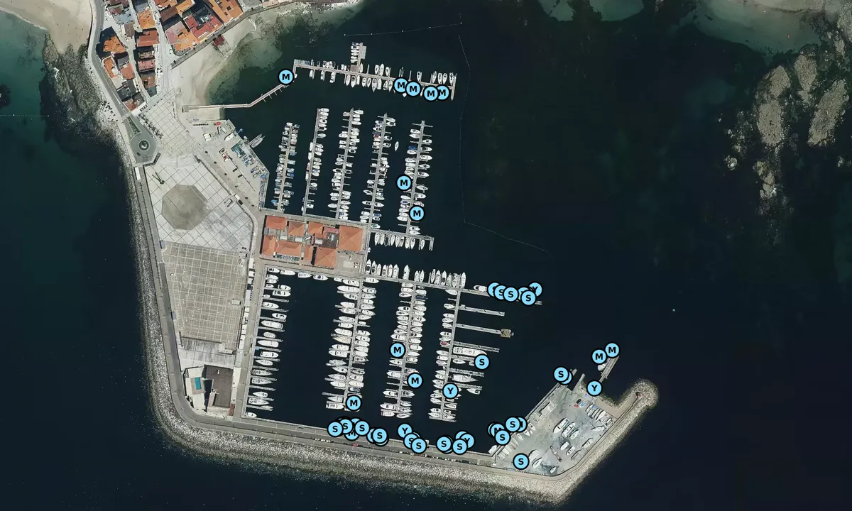 Satelite image of Sanxenxo Marina