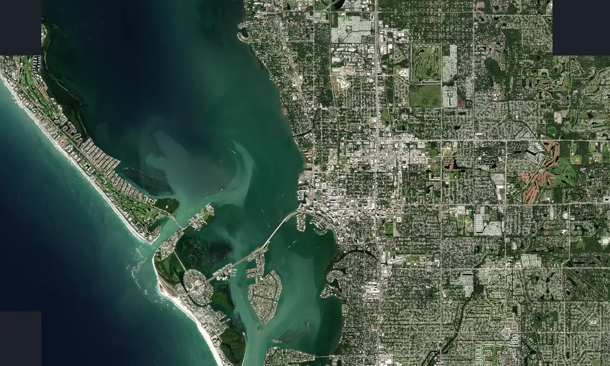 Flyfoto av Sarasota Hyatt Marina