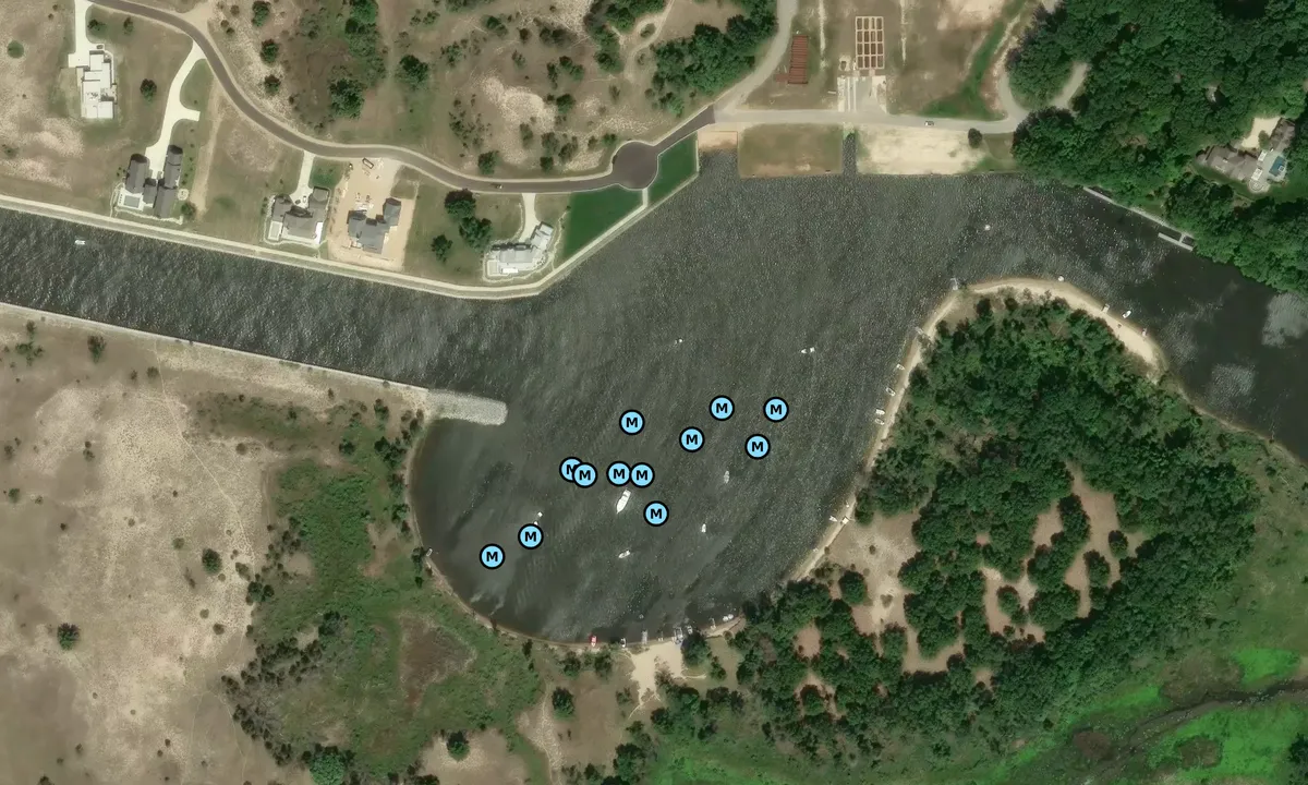 Satelite image of Saugatuck Channel