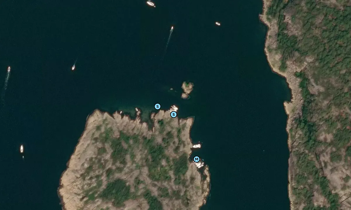 Satelite image of Sauholmen