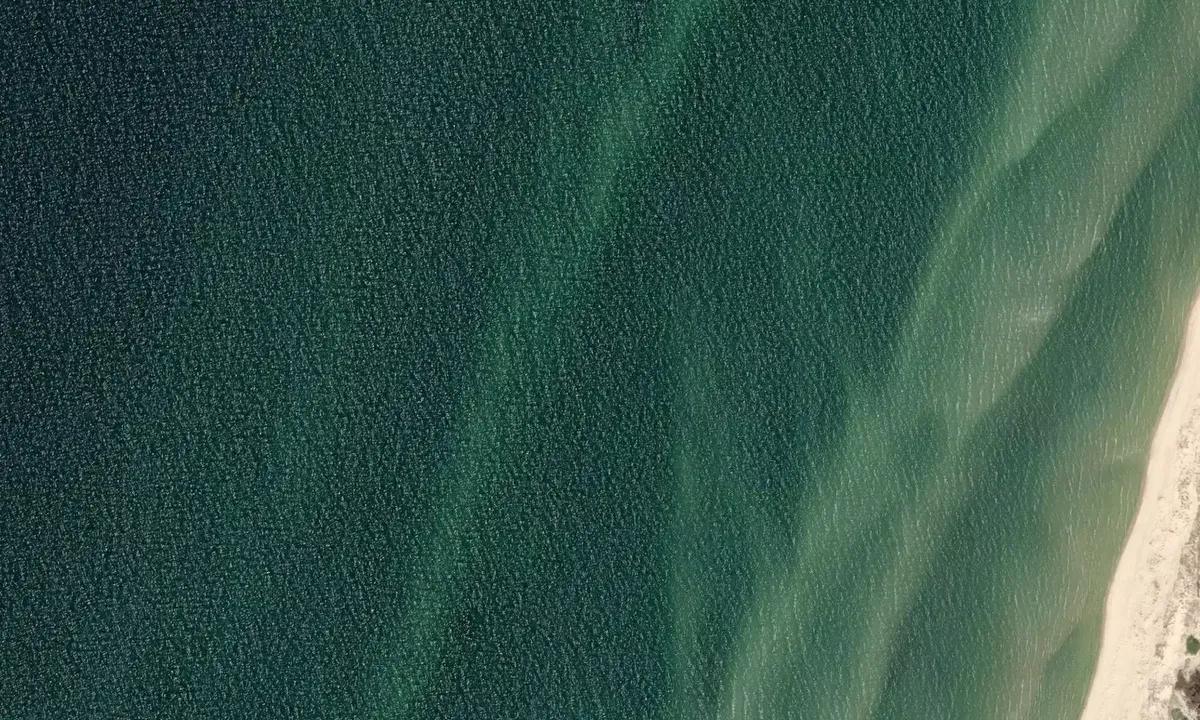 Satelite image of Savage Neck Dunes Park