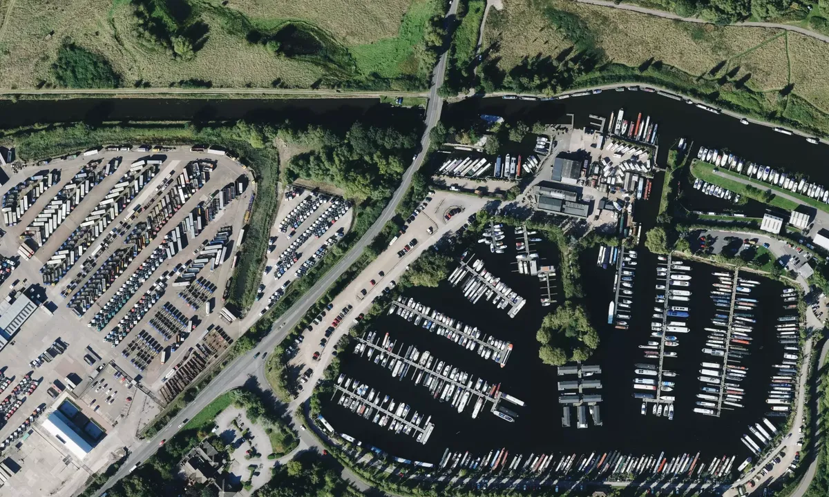 Satelite image of Sawley Marina