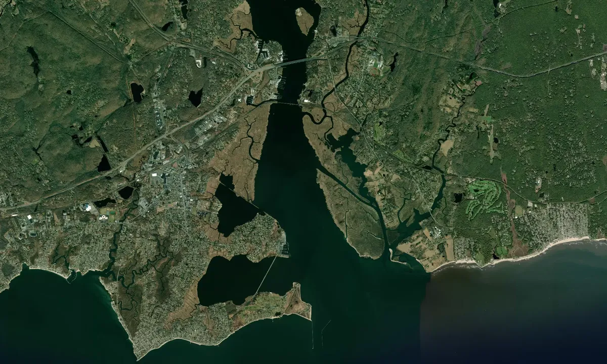 Flyfoto av Saybrook Shoal