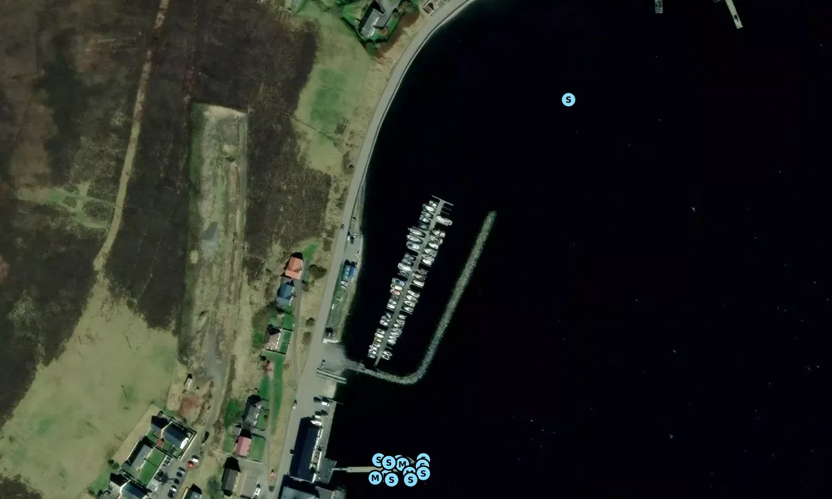 Satelite image of Scalloway Boating Club Marina
