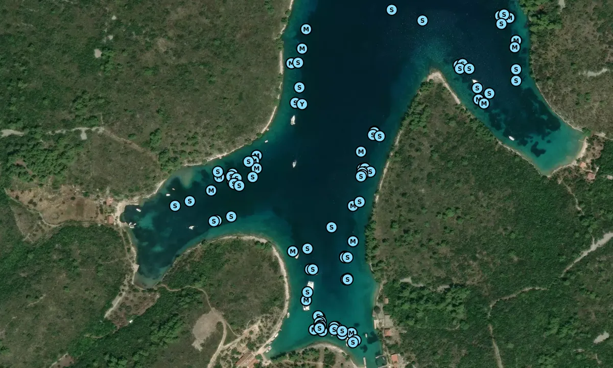 Satelite image of Šćedro