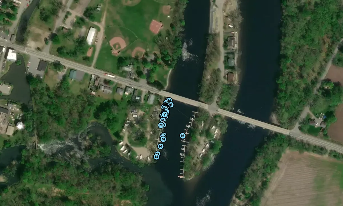 Satelite image of Schuyler Yacht Basin