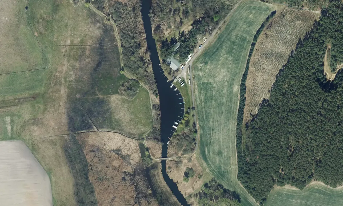 Flyfoto av Schwielochsee