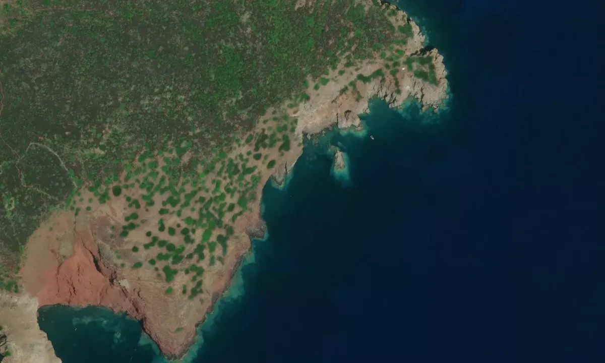Satelite image of Scoglio del Gatto