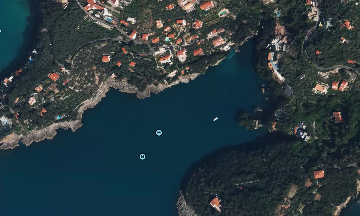 Satelite image of Scoglio del Macellaio