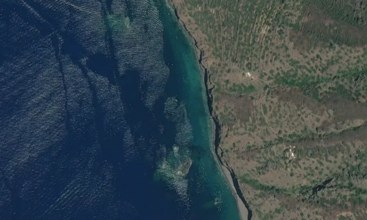 Satelite image of Scoglio della Fortuna