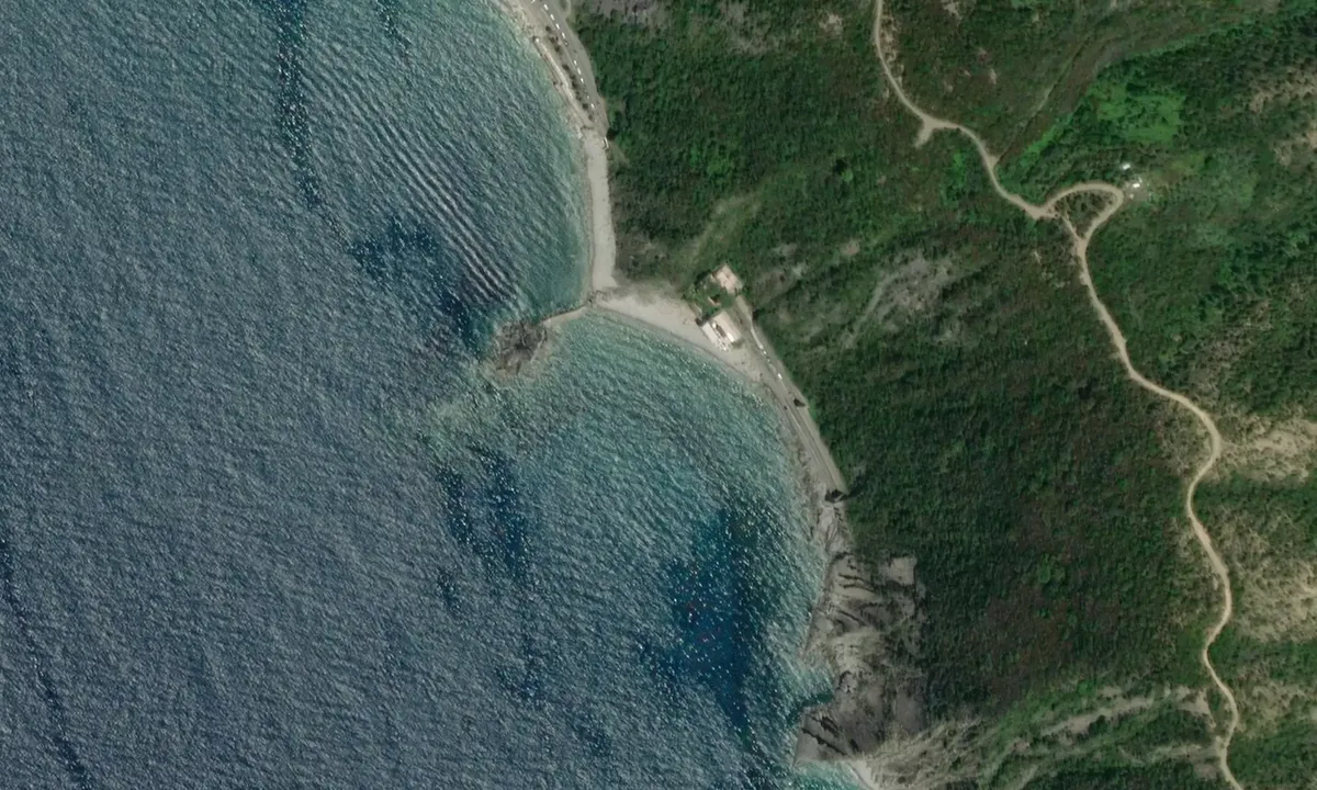 Flyfoto av Scoglio dell'Asseu