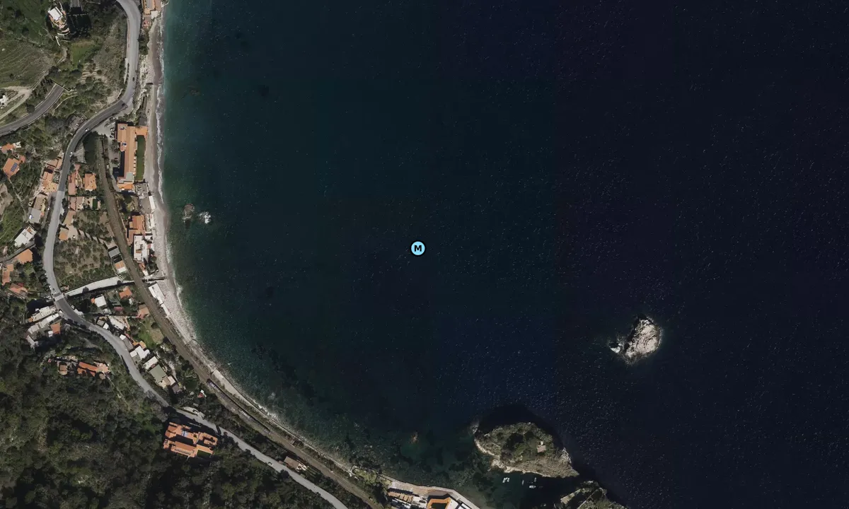 Satelite image of Scoglio dello Zio Gennaro