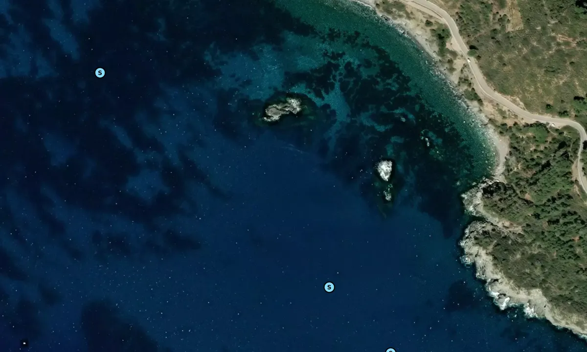 Satelite image of Scoglio Ogliera