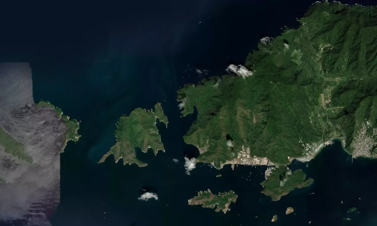 Flyfoto av Scotland Bay