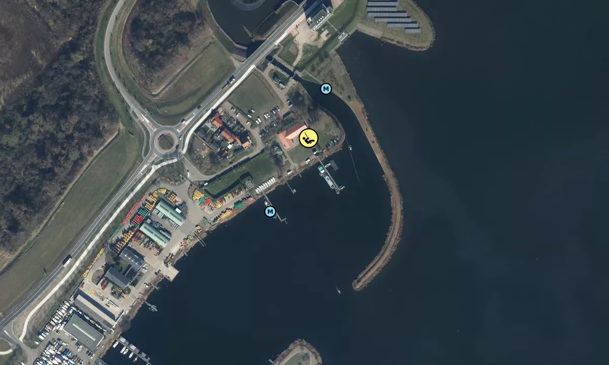 Satelite image of Scoutcentrum Harderhaven