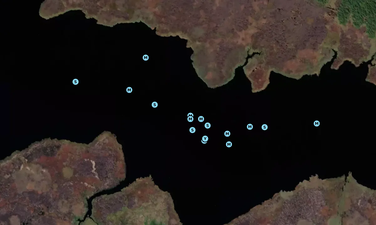 Satelite image of Scranton Creek
