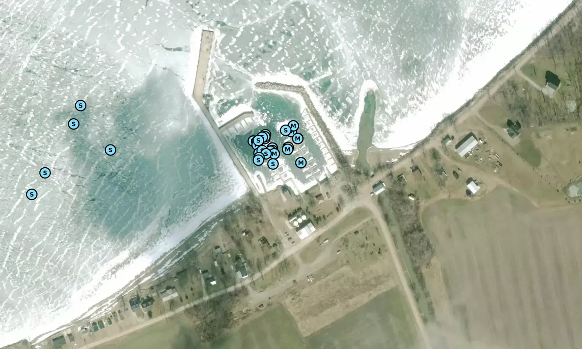 Satelite image of Scudder Marina