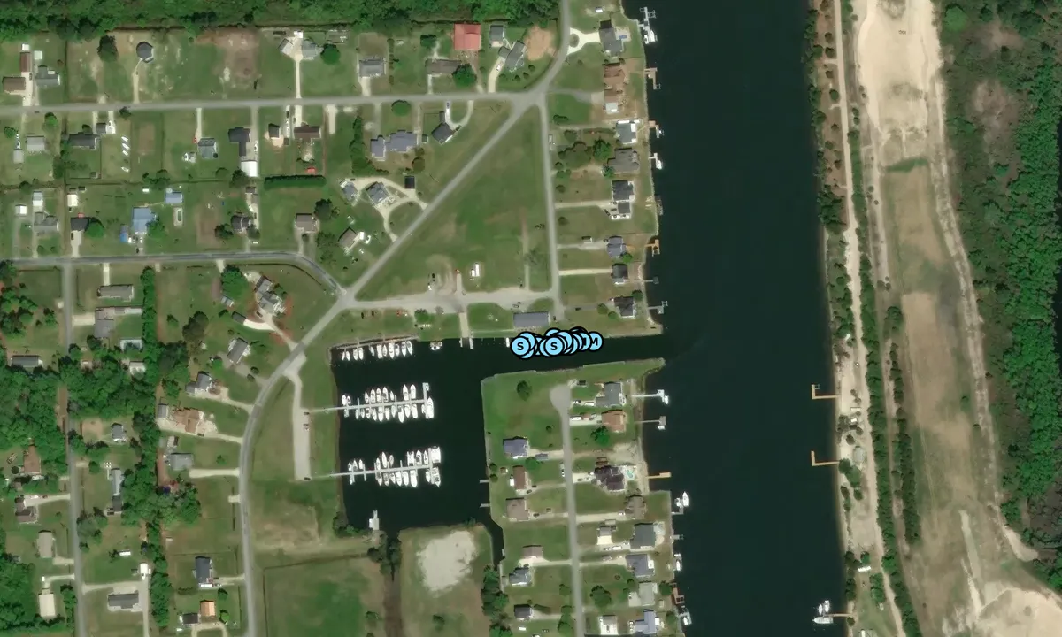 Satelite image of Sea Gate Marina - Carteret