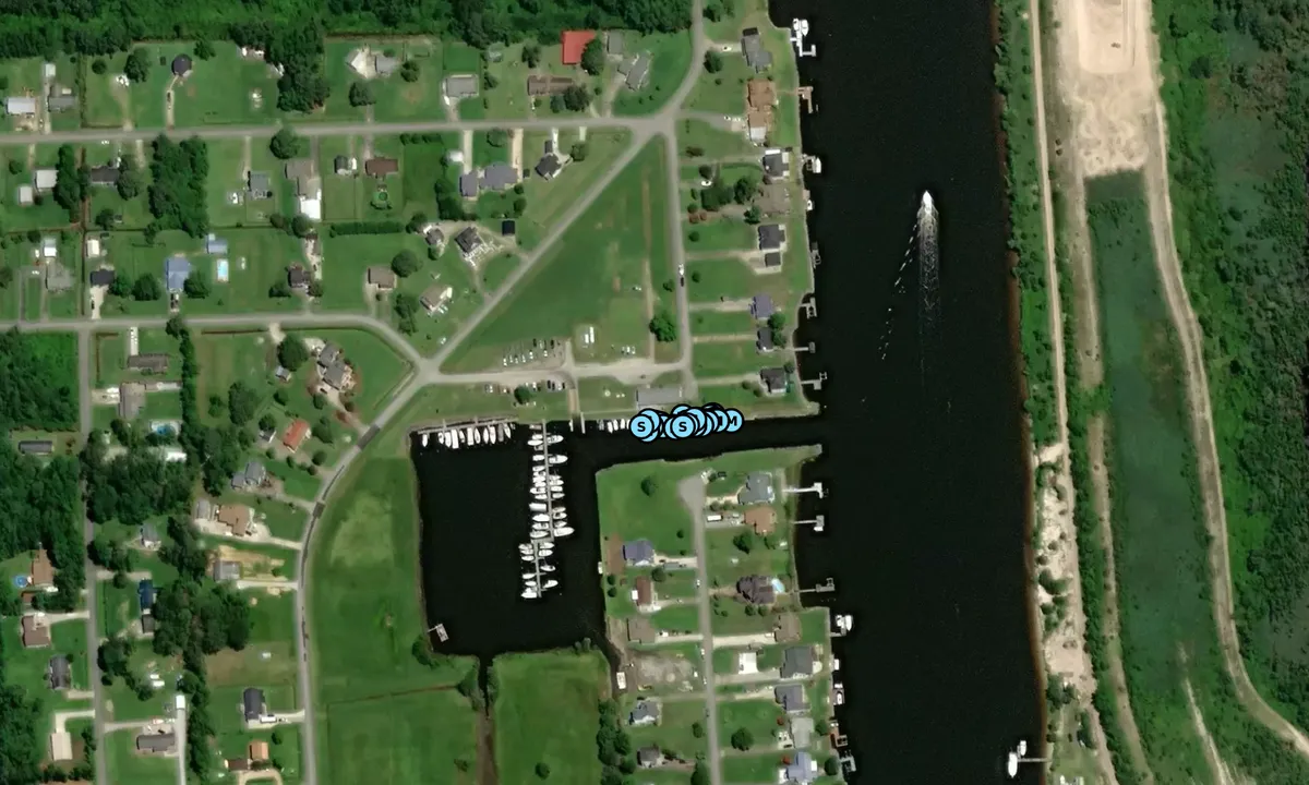 Satelite image of Sea Gate Marina - Carteret