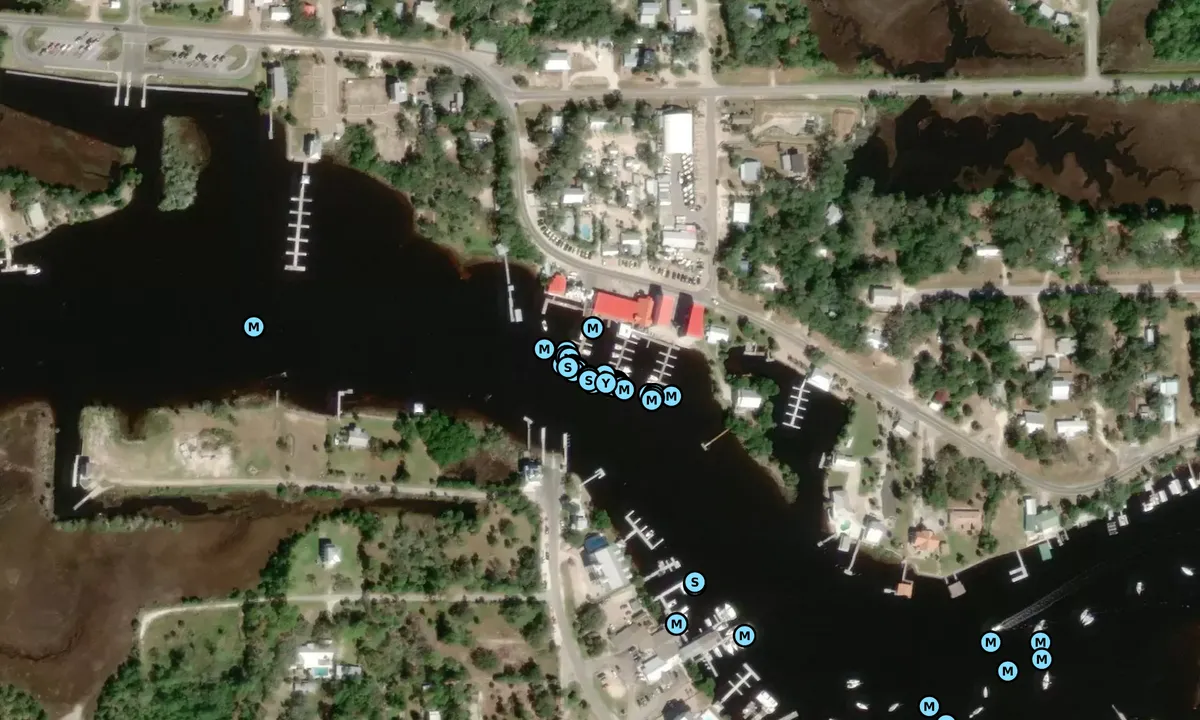 Satelite image of Sea Hag Marina - Dixie