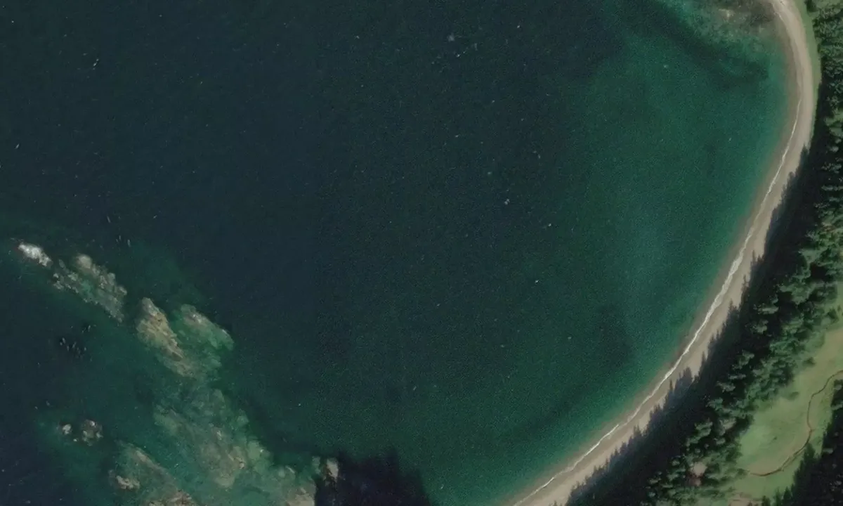 Satelite image of Sea lion Anchoage