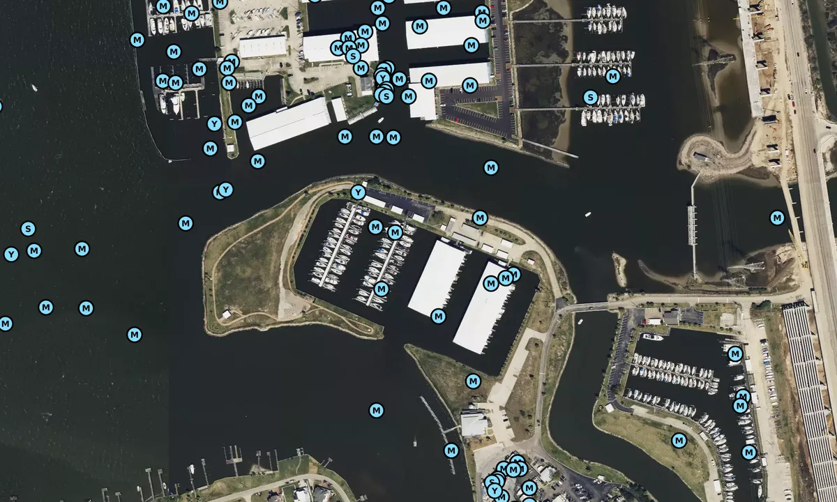 Satelite image of Seabrook Marina & Shipyard