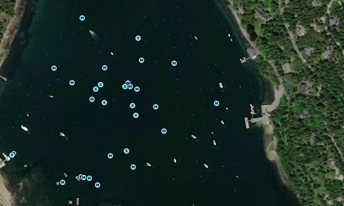 Satelite image of Seal Harbor