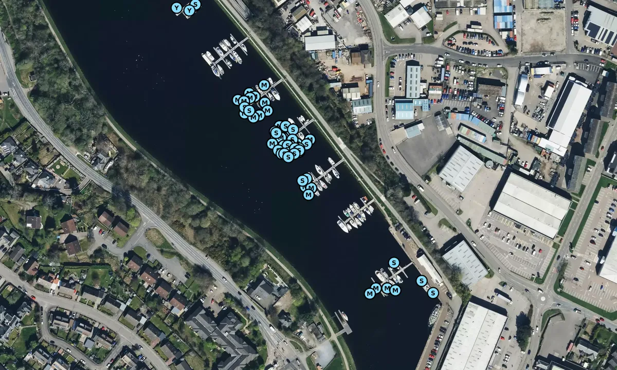 Satelite image of Seaport Marina - Inverness