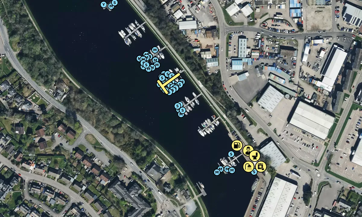 Satelite image of Seaport Marina - Inverness