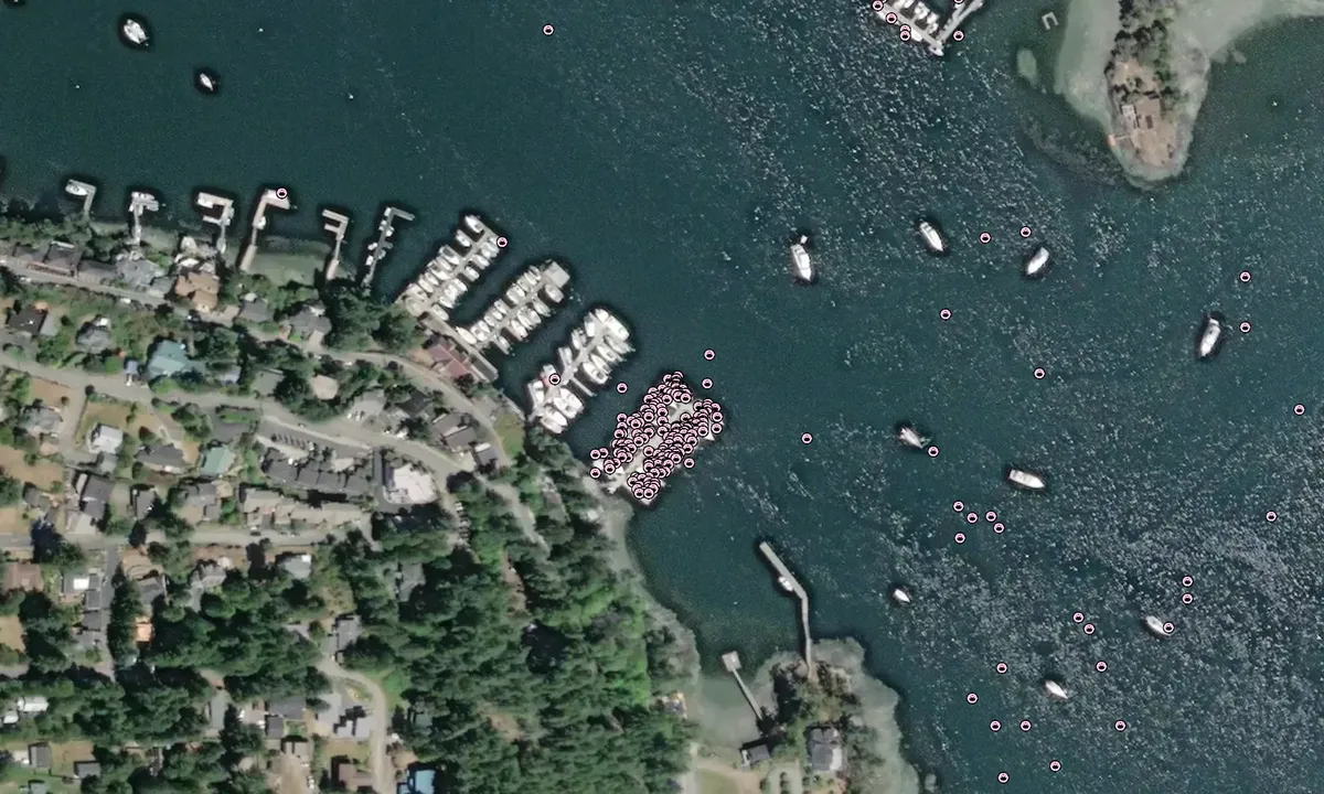 Flyfoto av Seattle Yacht Club Outstation - Friday Harbor