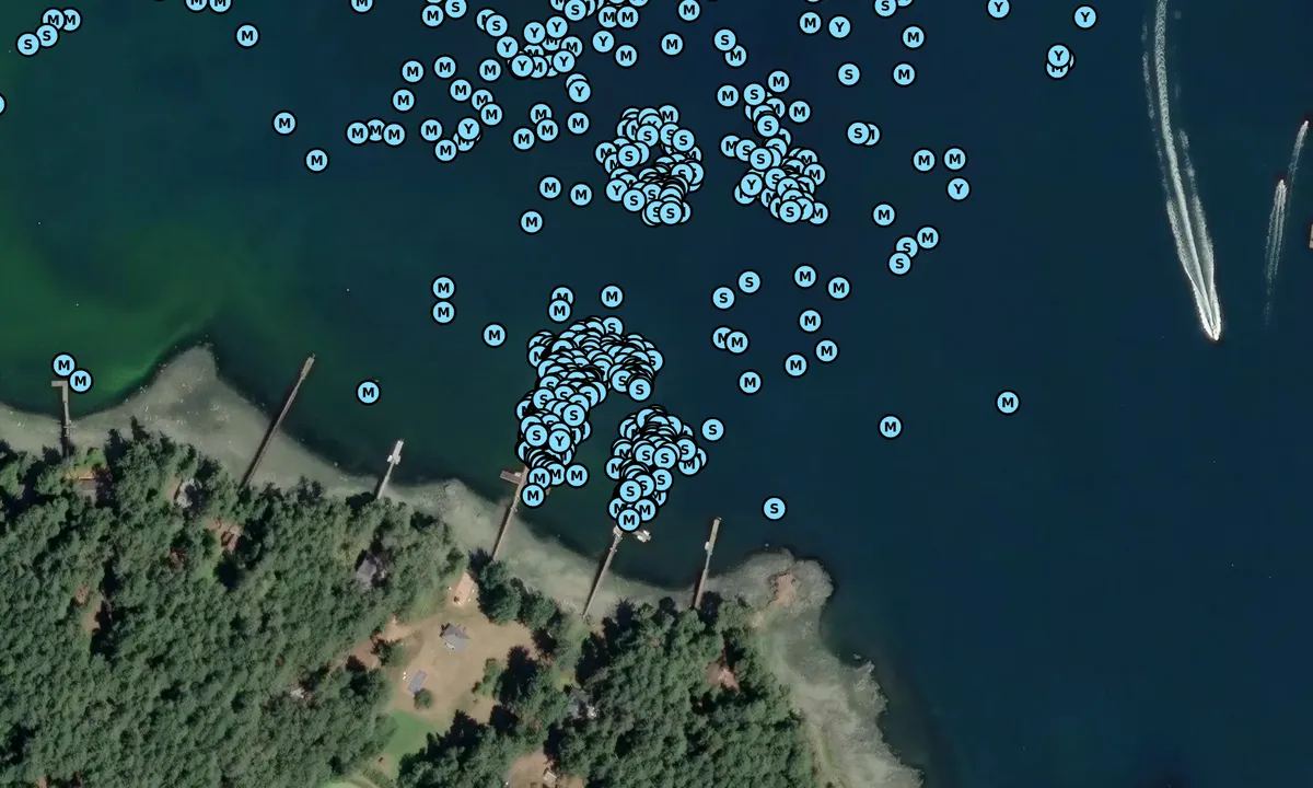Satelite image of Seattle Yacht Club Outstation - Henry Island