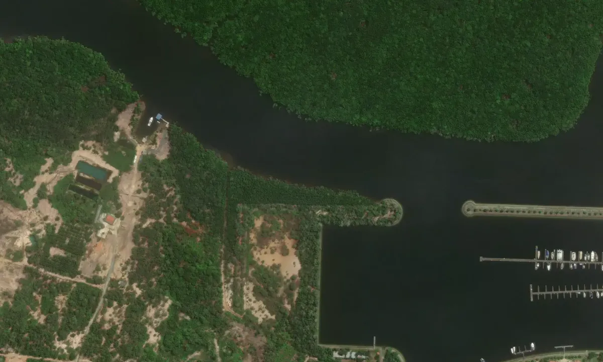 Satelite image of Sebana Cove Marina - Pengerang