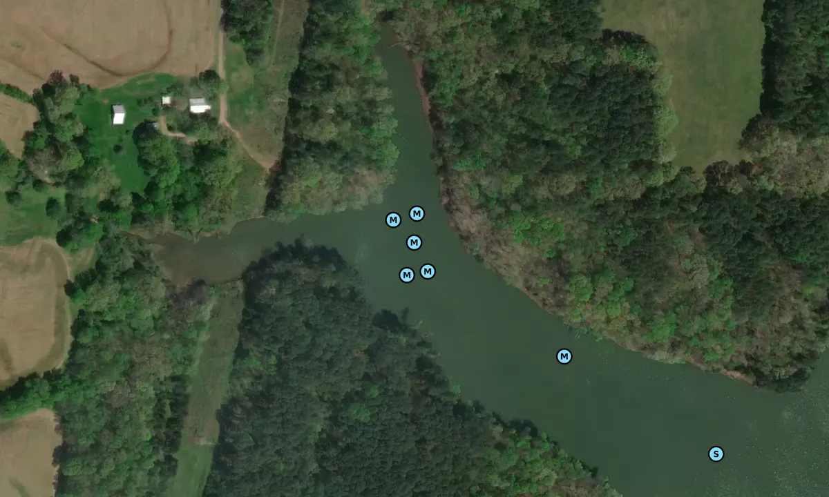 Satelite image of Second Creek - 1